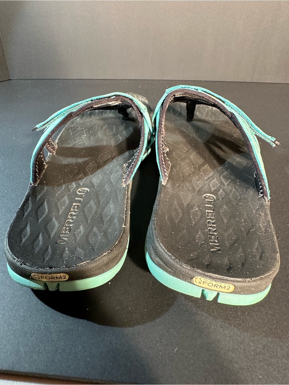 Merrell Woman's Siren Flip Q2 Athletic Sandal Flip Flop Sz 9 Turquoise QForm2 - Picture 9 of 10